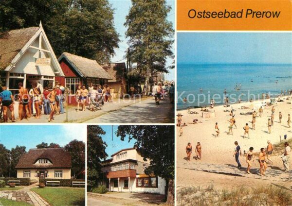 Prerow Ostseebad Strandweg Rat der Gemeinde FDGB Urlaube