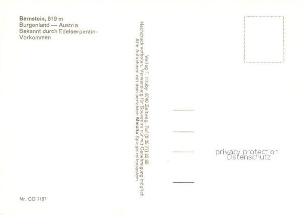 Bernstein Burgenland Panorama Teilansichten – Bild 2