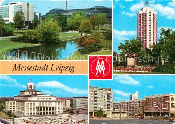 Leipzig Schwanenteich Interhotel Stadt Leipzig