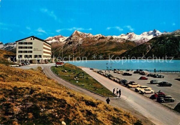 Bielerhoehe Hotel Silvrettasee mit Rosstalferner