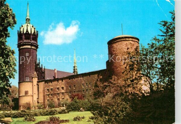 Wittenberg Lutherstadt Schloss und Schlosskirche