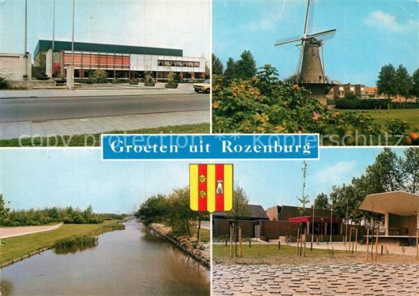 Rozenburg Halle Windmühle Kanal