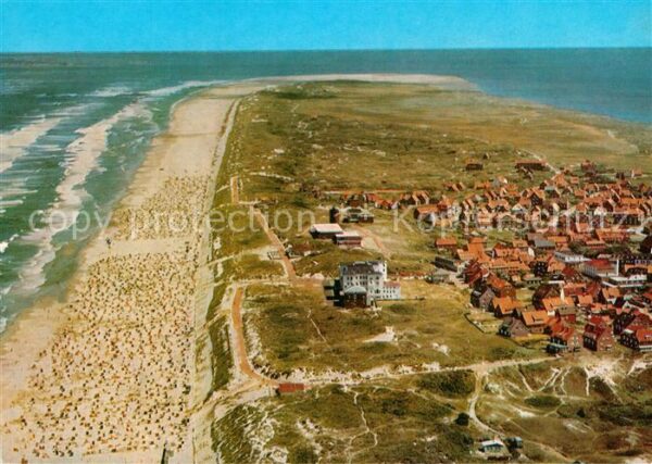 Juist Nordseebad Fliegeraufnahme
