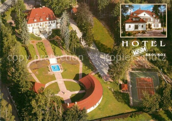 Broumov Braunau Boehmen Hotel Veba Fliegeraufnahme