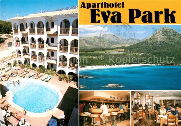 Cala Ratjada Mallorca Aparthotel Eva Park Bar Gastraum Panora