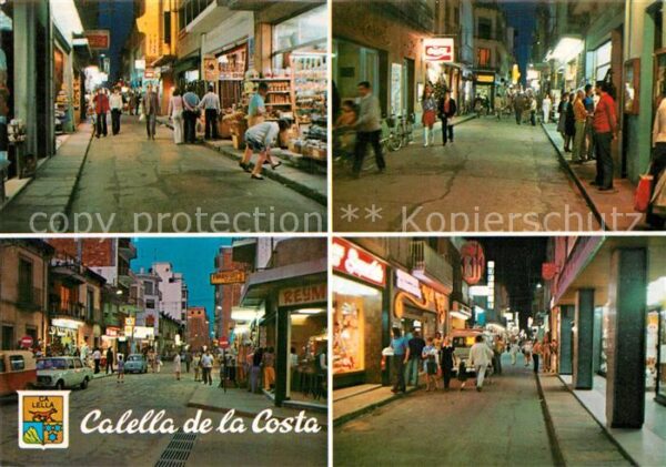 Calella de Mar Strassenpartien