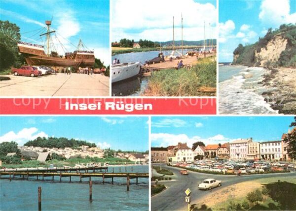 Sassnitz Ostseebad Ruegen Piratenschiff Segelhafen OT Seedorf Ste