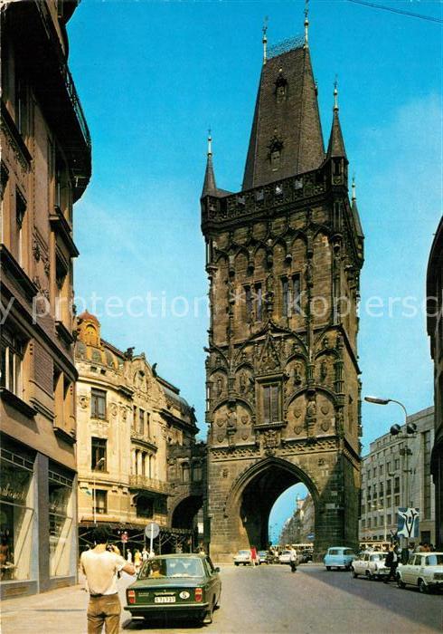 Praha Prahy Prague Altstadt Pulverturm