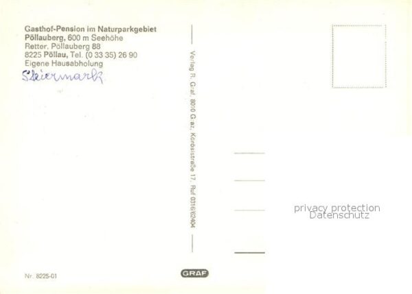 Poellau Gasthof im Naturpark Pöllauberg Gastrau – Bild 2