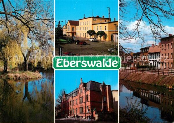 Eberswalde Schwanenteich in Finow Hauptbahnhof Kup