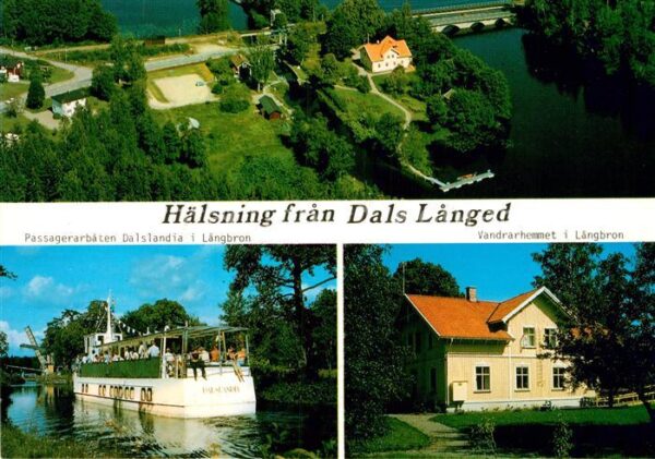 Dalsland Fliegeraufnahme Passagerarbaten Dalslan