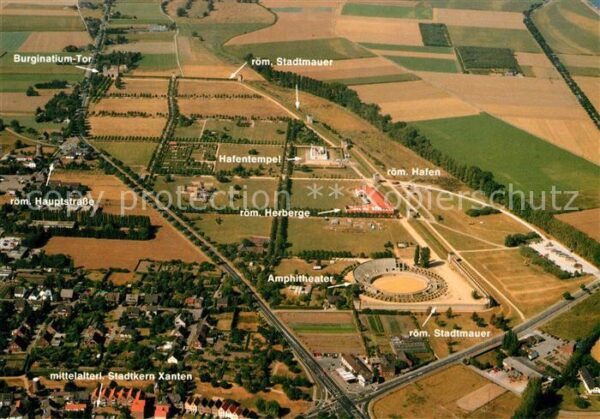 Xanten Archäologischer Park Xanten Fliegeraufn