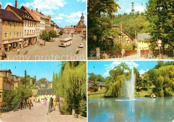Schmoelln-Putzkau Marktplatz Aussichtsturm Brückenplatz B