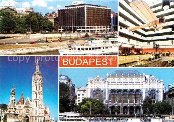 Budapest Donaupartie Kirche Parlament