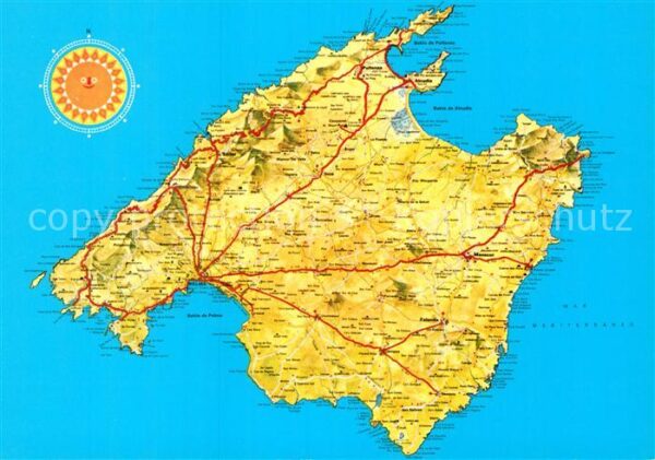 Mallorca Inselkarte