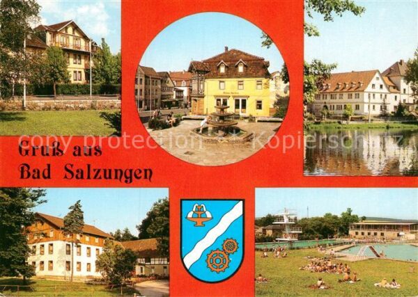 Bad Salzungen Fremdenheim Joos Marktbrunnen Hufeland