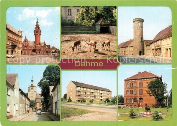 Dahme Mark Rathaus Tierpark Vogelturm Kirchstrasse
