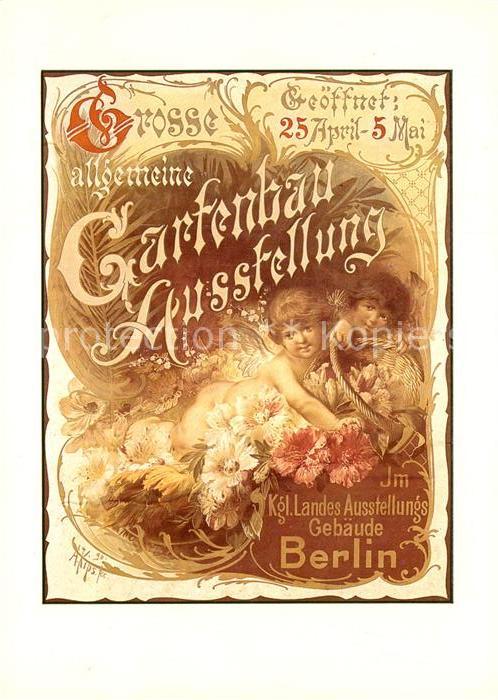 Berlin Plakat Grosse Gartenbau Ausstellung