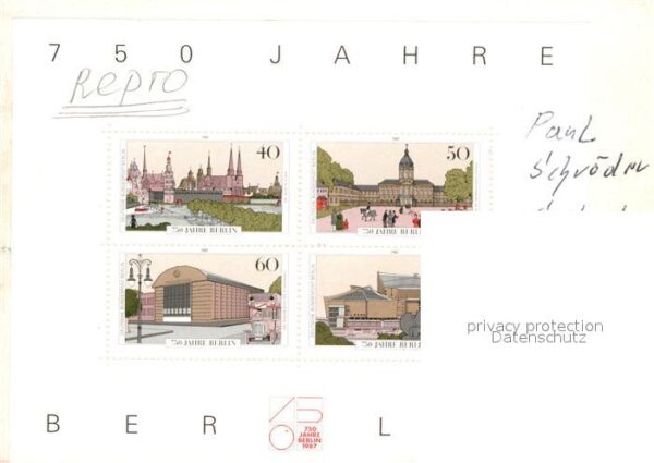 Berlin 750 Jahre Berlin Altes Strassenbild – Bild 2