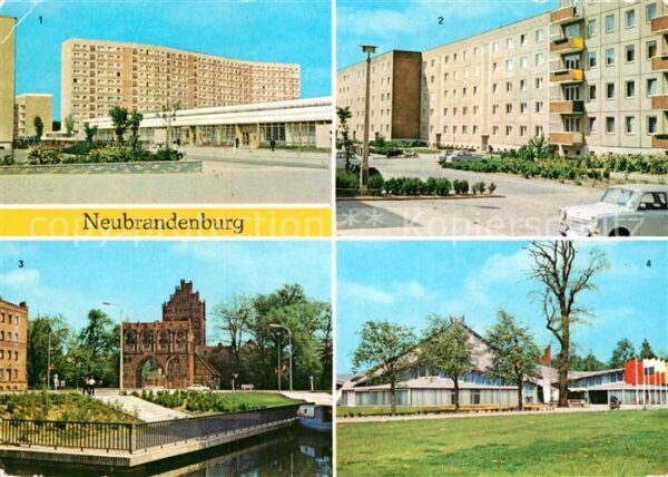 Neubrandenburg Juri Gagarin Ring Keplerstrasse Treptow