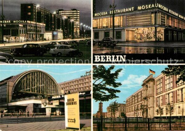 Berlin Karl Marx Alle Restaurant Moskau Bahnho