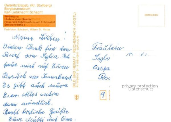 Oelsnitz Erzgebirge Bergbau Museum Karl Liebknecht Schacht – Bild 2