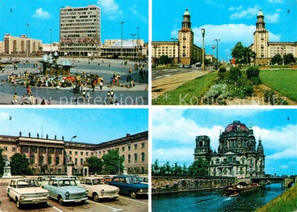 Berlin Alexanderplatz Frankfurter Tor Humboldt