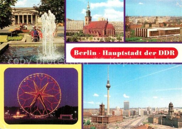 Berlin Mahnmal Unter den Linden Marienkirche P