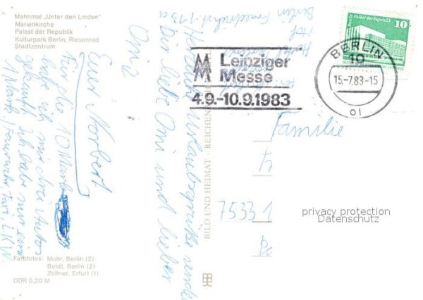 Berlin Mahnmal Unter den Linden Marienkirche P – Bild 2