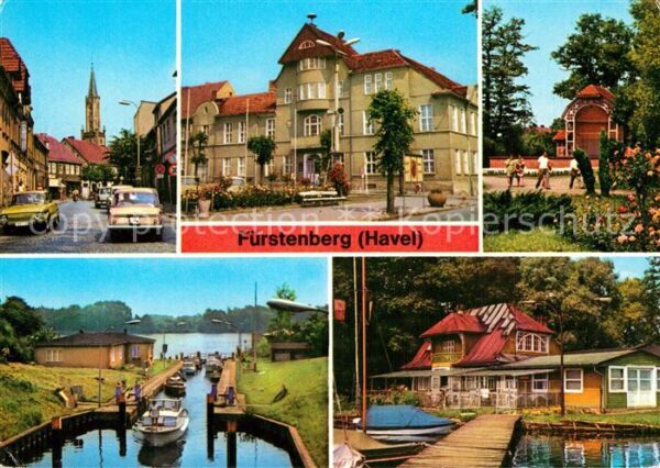 Fuerstenberg Havel Thälmann Strasse Rathaus Park des Fried