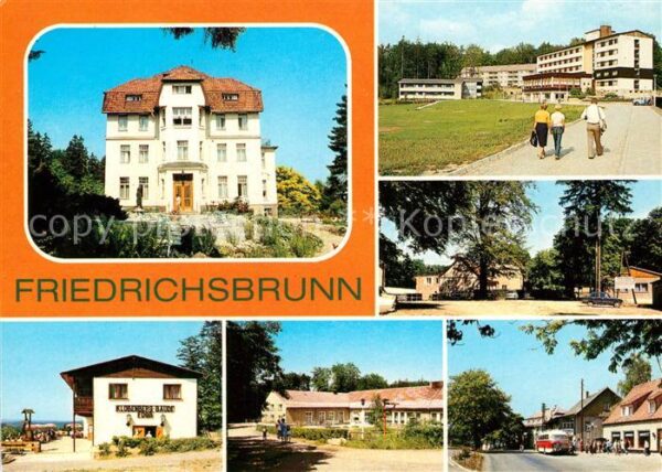 Friedrichsbrunn Harz Sanatorium Ernst Thälmann FDGB Bettenha