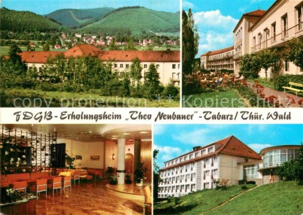 Tabarz FDGB Erholungsheim Theo Neubauer Gr Ins