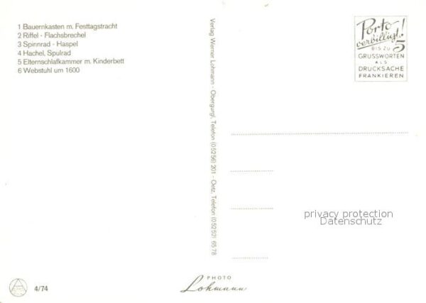Laengenfeld Oetztal Heimatmuseum Bauernkasten Riffel Flachs – Bild 2