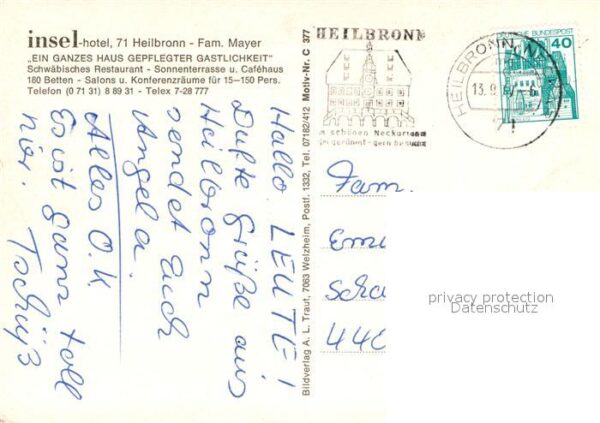 Heilbronn Neckar Insel Hotel – Bild 2
