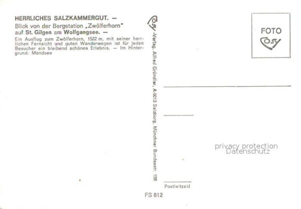 St Gilgen Salzkammergut Bergstation Zwölferhorn – Bild 2