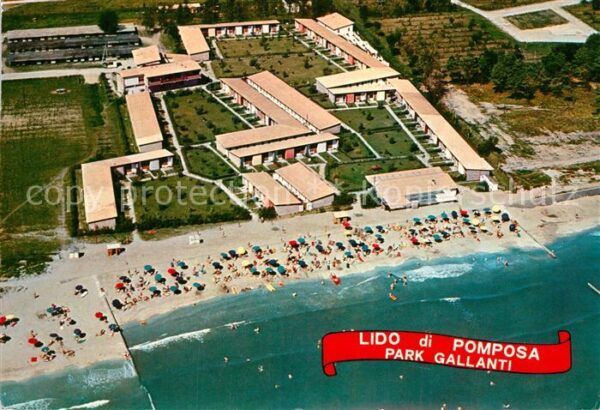 Lido di Pomposa Fliegeraufnahme Park Gallanti