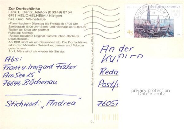 Heuchelheim-Klingen Zur Dorfschänke – Bild 2