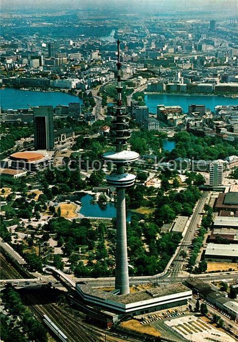 Hamburg Fernsehturm Planten Blomen Binnen Ausen