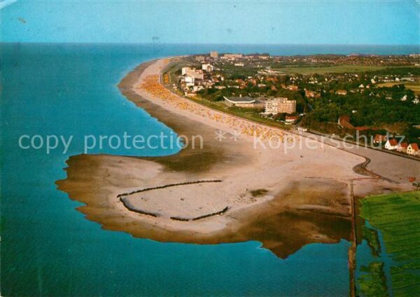 Cuxhaven Nordseebad Fliegeraufnahme