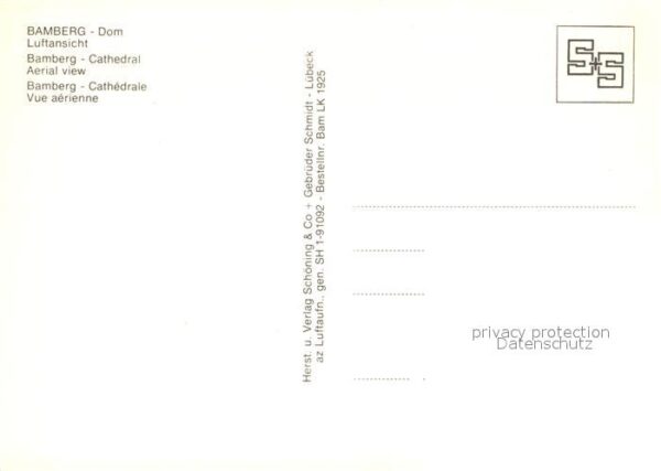 Bamberg Fliegeraufnahme Dom – Bild 2
