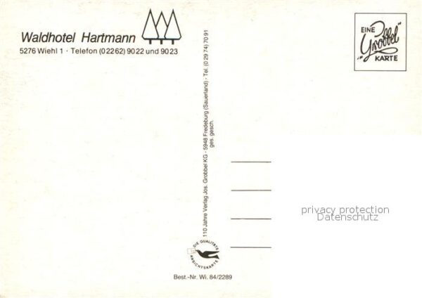 Wiehl Oberbergischer Kreis Waldhotel Hartmann – Bild 2