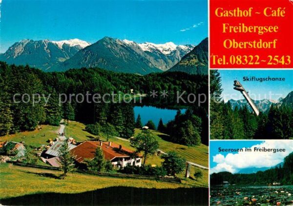 Oberstdorf Gasthof Freibergsee Skiflugschanze Frei