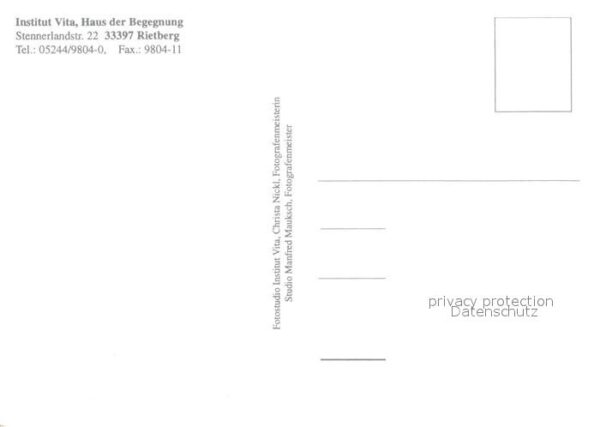 Rietberg Institut Vita Haus der Begegnung – Bild 2