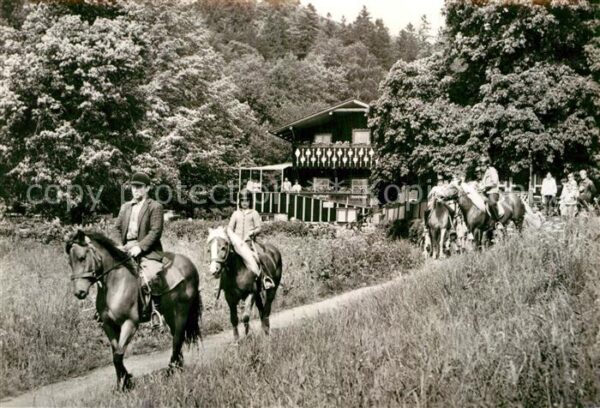 Wernigerode Harz Gaststätte Christianental Reittouristik