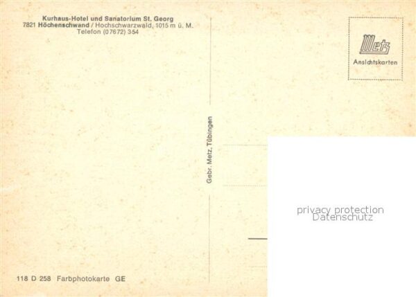 Hoechenschwand Kurhaus Hotel St. Georg – Bild 2