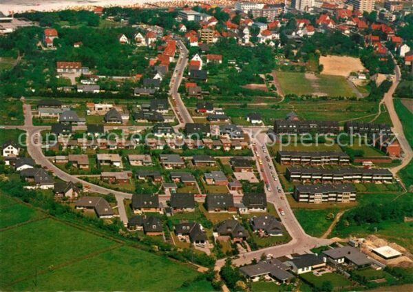 Cuxhaven Duhnen Nordseebad Fliegeraufnahme