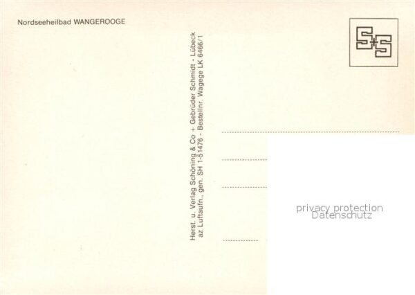 Wangerooge Nordseebad Fliegeraufnahme – Bild 2