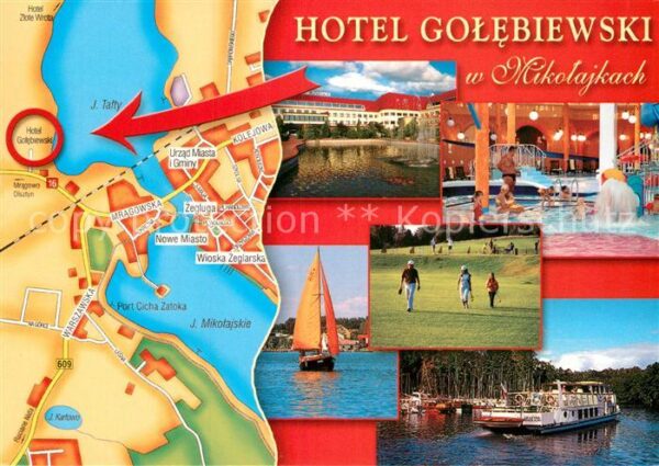 Mikolajki Ostpreussen Hotel Golebiewski