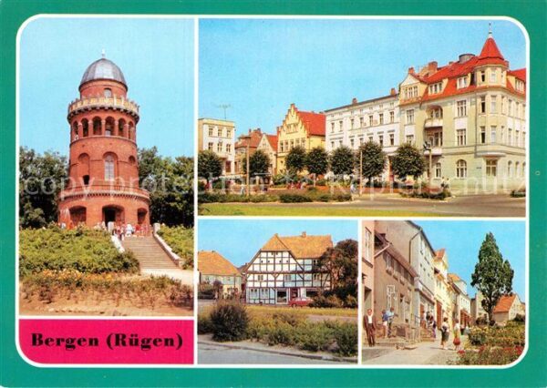 Bergen Ruegen Ernst-Moritz-Arndt-Turm Karl-Marx-Platz