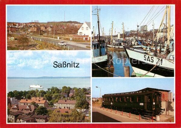 Sassnitz Ostseebad Ruegen Lanken Hafen Leningedenkwagen